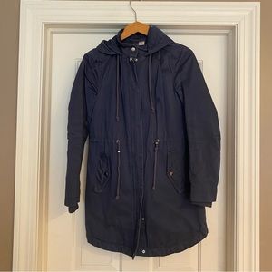 H and M Navy coat Size 6